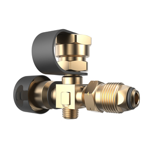 Adaptateur en T pour gaz propane RV, <span class=keywords><strong>connecteur</strong></span> de gaz propane en laiton massif pour caravane, <span class=keywords><strong>camping</strong></span>-<span class=keywords><strong>car</strong></span> et motorhome - Product Image 4