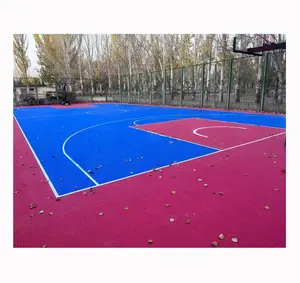 Custom Outdoor Iso9001 Uv-Weerstand Sport Voetbal Basketbalveld Vloer Gratis