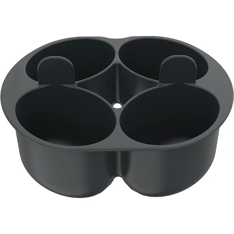 Petit cuiseur vapeur noir pour crème anglaise
