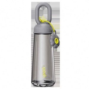 Uolú Petal-Shaped Reusable Water Bottle With Built-In Handle Bpa Free For Children Travel Hiking Cute Design <b>Plastic</b> - Product Image 6
