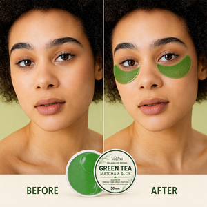 OEM/ODM Matcha Aloe Under <strong>Eye</strong> Patches 60PCS Natural Hydrating Hyaluronic Acid <strong>Eye</strong> Mask Soothe Dark Circles Puffy <strong>Eyes</strong> - Product Image 5