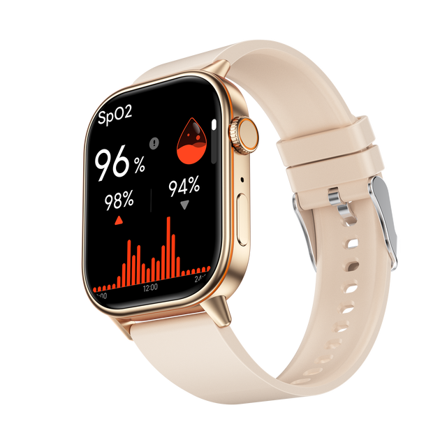 New GPS Smart Watch QX17 2.01inch IPS Steel Magnetic IP68 Waterproof Blood Pressure Monitor Sleep Tracker Heart Rate Detection