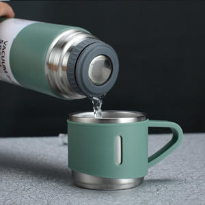 Ensemble cadeau de tasses à livraison rapide, ensemble de thermos en acier inoxydable de 500 ml, ensemble cadeau de bouteilles, ensemble de flacons isothermes en gros - Product Image 3