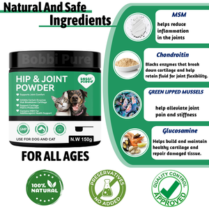 فيتامينات الكلاب ، مكمل مسحوق الورك والمفاصل ، جلوكوزامين التهاب المفاصل الطبيعي للكلاب - Product Image 3