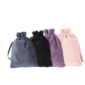 Sac cadeau en velours à cordon personnalisé pas cher avec logo pour emballage de bijoux - Product Image 2