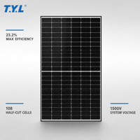 Panneau solaire monocristallin bifacial 500W 520W Double Verre IEC 61701 Résistant à la Brume Salée pour Applications Solaires Côtières et Marines