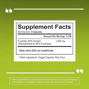 フコイダンカプセル健康補助食品フコイダンエキス粉末フコイダンカプセル - Product Image 6