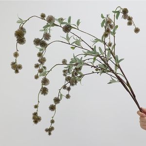 Venta al por mayor de fábrica: Ramas largas artificiales hechas a mano con flores y frutas colgantes para el hogar, bodas, fiestas, Pascua, Navidad, Halloween - Product Image 4