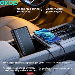 OKOP705 Bancos de Energía Portátiles al por Mayor con Cierre Magnético, Diseño Ligero, Capacidad de 10000mAh y Carga Rápida para Exteriores - Product Image 3