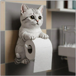 Porte-<span class=keywords><strong>papier</strong></span> <span class=keywords><strong>toilette</strong></span> <span class=keywords><strong>en</strong></span> résine mignon <span class=keywords><strong>en</strong></span> forme <span class=keywords><strong>de</strong></span> chat - Distributeur mural <span class=keywords><strong>de</strong></span> rouleaux <span class=keywords><strong>de</strong></span> <span class=keywords><strong>papier</strong></span> <span class=keywords><strong>toilette</strong></span> pour salle <span class=keywords><strong>de</strong></span> bain - Cadeau <span class=keywords><strong>de</strong></span> décoration pour la maison - Product Image 4