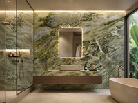 Dalle de marbre polie de style antique pour meuble-lavabo de salle de bain, habillage de cheminée, panneau mural, plateau de table rond, marche d'escalier, rebord de fenêtre