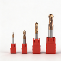 Fraise à bout sphérique en carbure monobloc HRC55 |   Fraiseuse CNC à 2 cannelures haute précision
