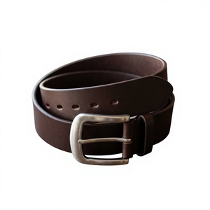 Ceinture décontractée en cuir de vachette vintage pour homme, boucle ardillon en acier inoxydable, robuste et durable, largeur 3,8 cm, longueur 138 cm, personnalisable OEM ODM - Product Image 3