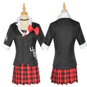 BAIGE Anime jeu <span class=keywords><strong>Danganronpa</strong></span> déclencheur heureux Havoc Enoshima Junko Cosplay Costume perruque noir JK école uniforme femme Costume de fête - Product Image 2