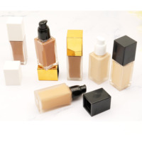 Foundation cair riasan wajah 50 buah wanita, kosmetik harga murah, Foundation cair tahan air