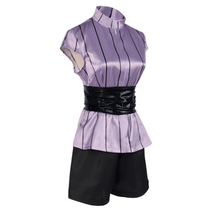 Costumes <span class=keywords><strong>de</strong></span> cosplay Hyuuga <span class=keywords><strong>Hinata</strong></span> <span class=keywords><strong>de</strong></span> dessin animé anime BEIGE, uniforme, chapeau, haut en maille noire, short en maille, t-shirt en maille, costumes d'anime - Product Image 4