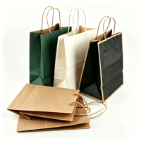 Boîte de présentation personnalisée pour pâtisserie, plateau en papier kraft avec poignée, pour biscuits, parfums, vente en gros, emballage cadeau alimentaire, boîtes à biscuits personnalisées