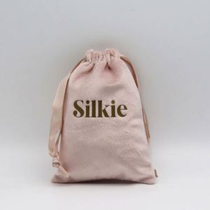 Customized Velvet Roll-Top Storage <b>Bag</b> Recyclable Plush Fabric <b>Drawstring</b> <b>Bag</b> for Jewelry Protection Dust-Proof Craft Storage - Product Image 6
