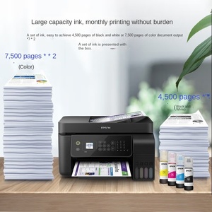 Nueva Impresora Multifuncional A4 <span class=keywords><strong>de</strong></span> 4 Colores, Impresión, Copia, Escaneo, <span class=keywords><strong>Fax</strong></span>, Wifi, Tinta <span class=keywords><strong>de</strong></span> Pigmento L5190/L5290/L5198/L5298 para EPSON - Product Image 4