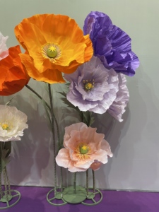 D286 vente en gros <span class=keywords><strong>pas</strong></span> <span class=keywords><strong>cher</strong></span> prix décorations de fête de <span class=keywords><strong>mariage</strong></span> fleurs géantes debout coquelicot Rose électrique fleurs géantes - Product Image 3