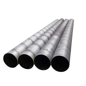 ASTM A36 A53 A106 LSAW Sawl ERW grand diamètre Sch 40 tuyau de tube soudé en spirale en acier au carbone tuyau d'acier hélicoïdal galvanisé AP