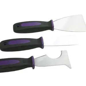 Cuchillo rascador de masilla de pintura Premium con mango de plástico/PP/TPR
