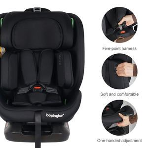 Seggiolino <span class=keywords><strong>Auto</strong></span> per Bambini ECE R129 con Cintura Veicolare, Seggiolino di Sicurezza I-Size 0-12 Anni 40-150cm Gruppo 0+/1/2/3 Orientabile Verso l'Avanti e Verso il Retro - Product Image 2