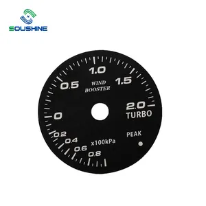 New Design Custom Silk Screen Printing 2D Dashboard Dial Display Face Plate Speedometer For Universal Cars