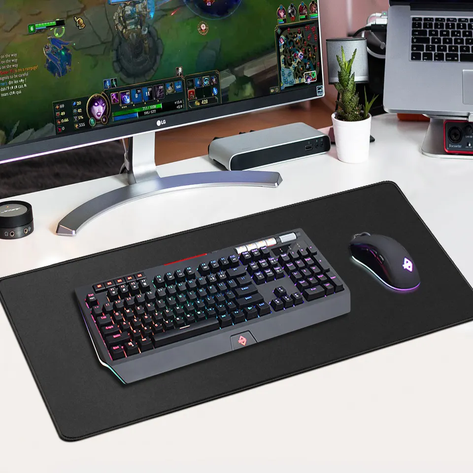 Large Gaming Mouse Pad Roll Rubber Fabric 800*300*3MM Mousepad For Keyboard Customized Sublimation