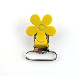New metal Pacifier Clip with plastic hardware accessories metal strap screw adjustable buckle custom suspender clip