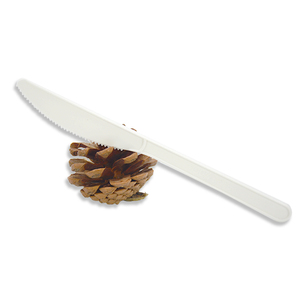 Vaisselle en bagasse de canne à sucre prête à <span class=keywords><strong>la</strong></span> vente au détail, ensembles de couverts jetables biodégradables en emballage en vrac pour les supermarchés - Product Image 3