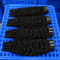 Extensions de cheveux humains bruts en lots, bouclés birmans, sans perte, 100% vierges non traités, cheveux indiens bruts en lots, à coudre, noir naturel