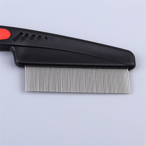 Herramienta de acero inoxidable para quitar pelo de perros y gatos, peine limpiador de piojos y pulgas - Product Image 4