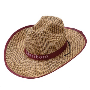 Fashionable Ethnic Dobby Style Natural Grass Men's Summer Hollow-out Big-brim Sun Cowboy <strong>Hat</strong> Outdoor Breathable Fishing <strong>Hat</strong> - Product Image 5