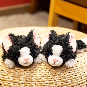 Gatto Devon Rex con Corona di Perle, Giocattolo in Peluche Ricamato, Morbido al Tatto, Antistress, Regalo di Compleanno - Product Image 1
