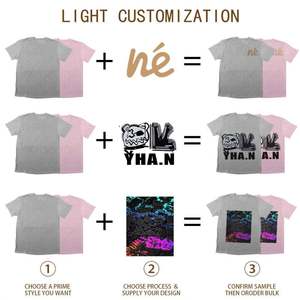 เสื้อยืดผู้ชายผ้าฝ้ายถักคุณภาพสูง 100% พิมพ์ลายตามสั่ง เป็นมิตรกับสิ่งแวดล้อม ระบายอากาศได้ดี สีขาว ไซส์ใหญ่ - Product Image 3