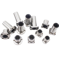 Roulement linéaire à bride LMF12UU LMK12UU LMH12UU |   Douille de fixation à 4 trous pour mouvement de précision en acier chromé CNC P6