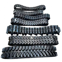 Cadena de Repuesto de Goma Resistente de Primera Calidad para Miniexcavadoras Kubota Modelos U15 U17 U25 U30 U35