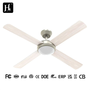 Best White Bldc 4 <b>Leaf</b> High Speed Fan 52 Inch Remote Control Ceiling Fans No <b>Light</b> for Hospitals - Product Image 4