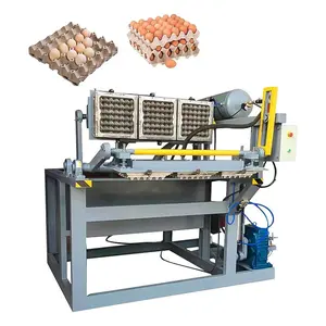 Precio de la maquina al por mayor buena calidad bajo costo Linea de production de bandejas de huevos de papel 1000-1300pcs/h,