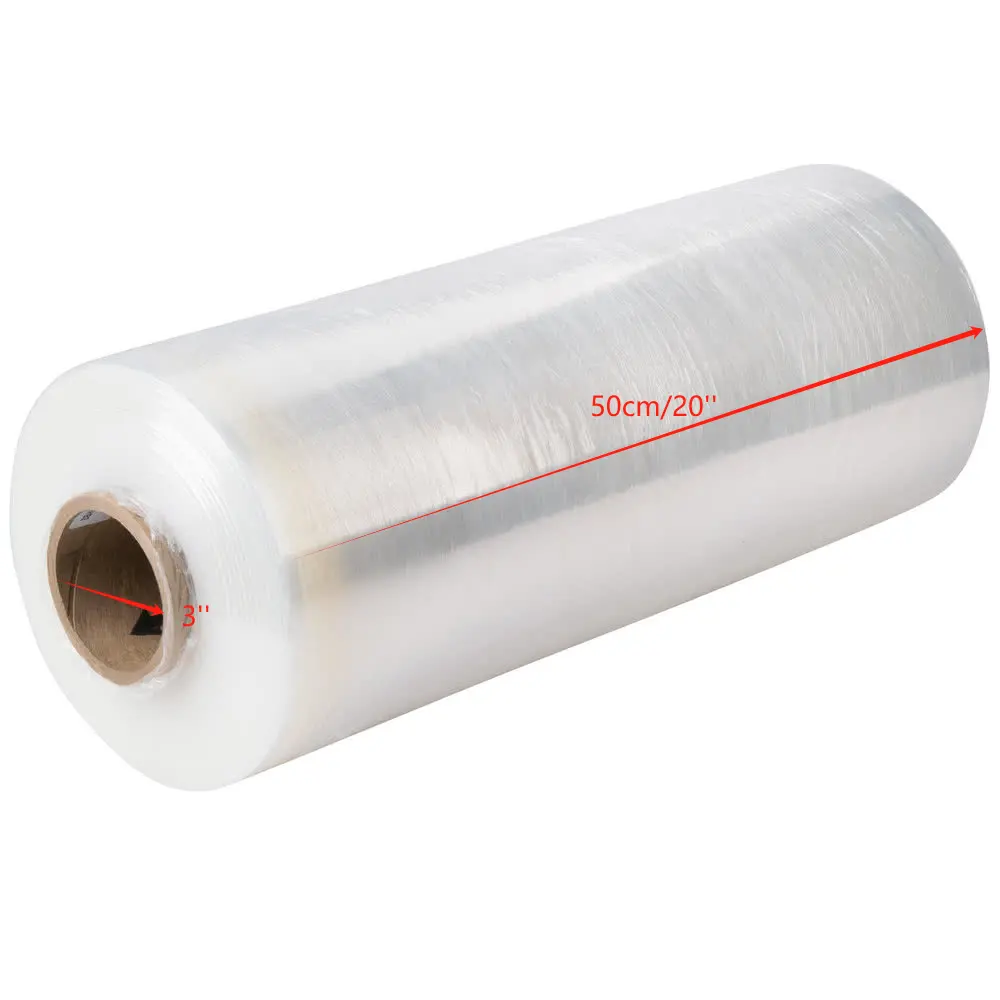 LLDPE transparente Pallet Stretch Film Plastic Polietileno Film Wrapping strech Film para embalaje