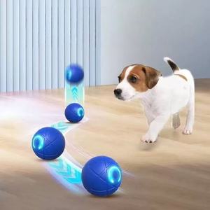 Pet interaktif oyuncak otomatik haddeleme köpek topu elektrikli köpek akıllı zıplayan top Pet eğitim köpek kedi interaktif kendinden hareketli oyuncak - Product Image 2