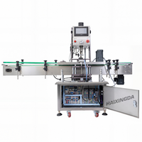 Automatische flesafsluitmachine, schroefafsluitmachine voor plastic, glazen en PET flessen, containers voor voedsel, dranken en cosmetica verpakkingen