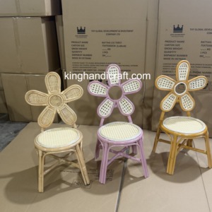 Sillas Infantiles de Ratán Hechas a Mano, Modernas, Duraderas y Seguras para Uso en la Cocina, Fiestas, Bodas y Eventos de Cumpleaños - Product Image 4
