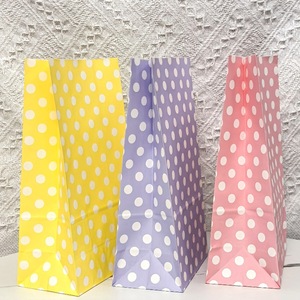Bolsas de Papel Kraft Ecológicas con Diseño de Lunares <span class=keywords><strong>Cheng</strong></span> <span class=keywords><strong>Huang</strong></span>, Bolsas Planas para Dulces, Galletas, Bocadillos y Regalos para Panadería - Product Image 4