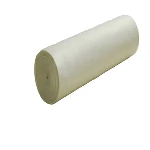 Conventional temperature polyester nonwoven needle punched filter felt roll PE coated industrial filter cloth Acrylic filter bag