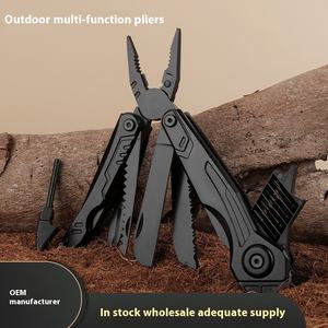 Outil combiné multifonctionnel en acier pour le levage des ongles, le camping et la maison-Tête de lot Couteau <span class=keywords><strong>Pince</strong></span> de <span class=keywords><strong>scie</strong></span> Marteau métrique - Product Image 3