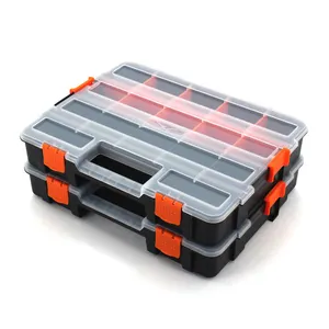批发存储整理箱箱透明可堆叠存储塑料箱整理箱