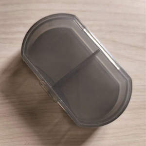 ビタミン薬箱カスタム小型プラスチックピールオーガナイザー2部品旅行ピル保管箱 - Product Image 5
