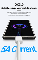 Câble USB2.0 Type-C Super Rapide PD240W en Nylon Tressé avec Connecteurs en Alliage d'Aluminium, Charge Rapide 5A et Transfert de Données 480 Mbps